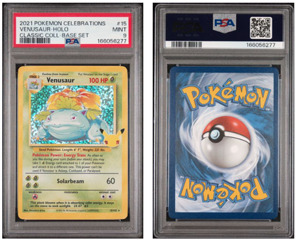 Venusaur 15/102 Celebrations Classic Collection - PSA 9