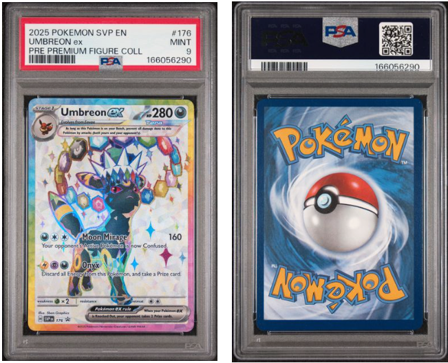 Umbreon ex 176 Prismatic Evolutions BSP — PSA 9