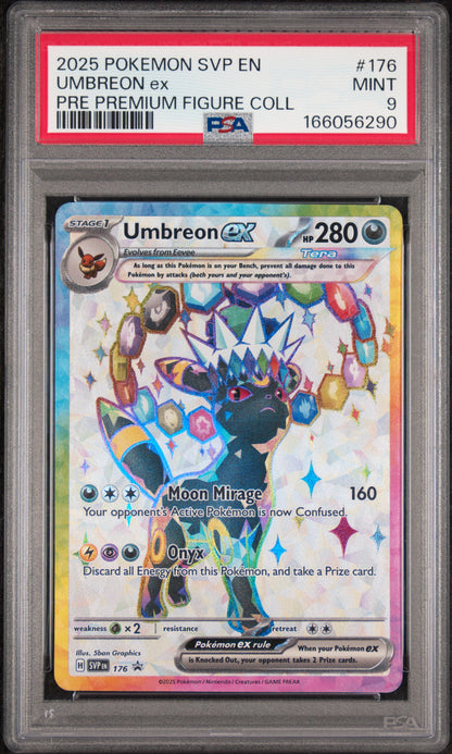 Umbreon ex 176 Prismatic Evolutions BSP — PSA 9