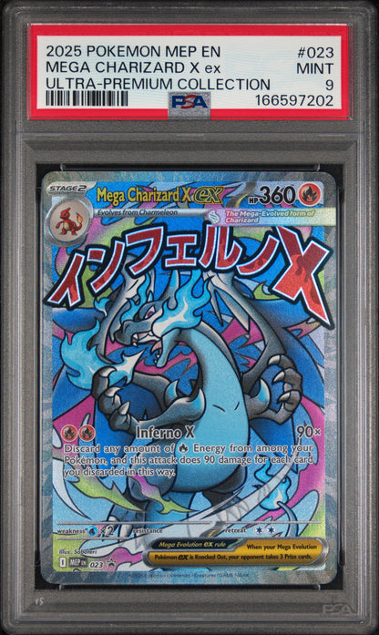 Mega Charizard X ex 023 Promo — PSA 9