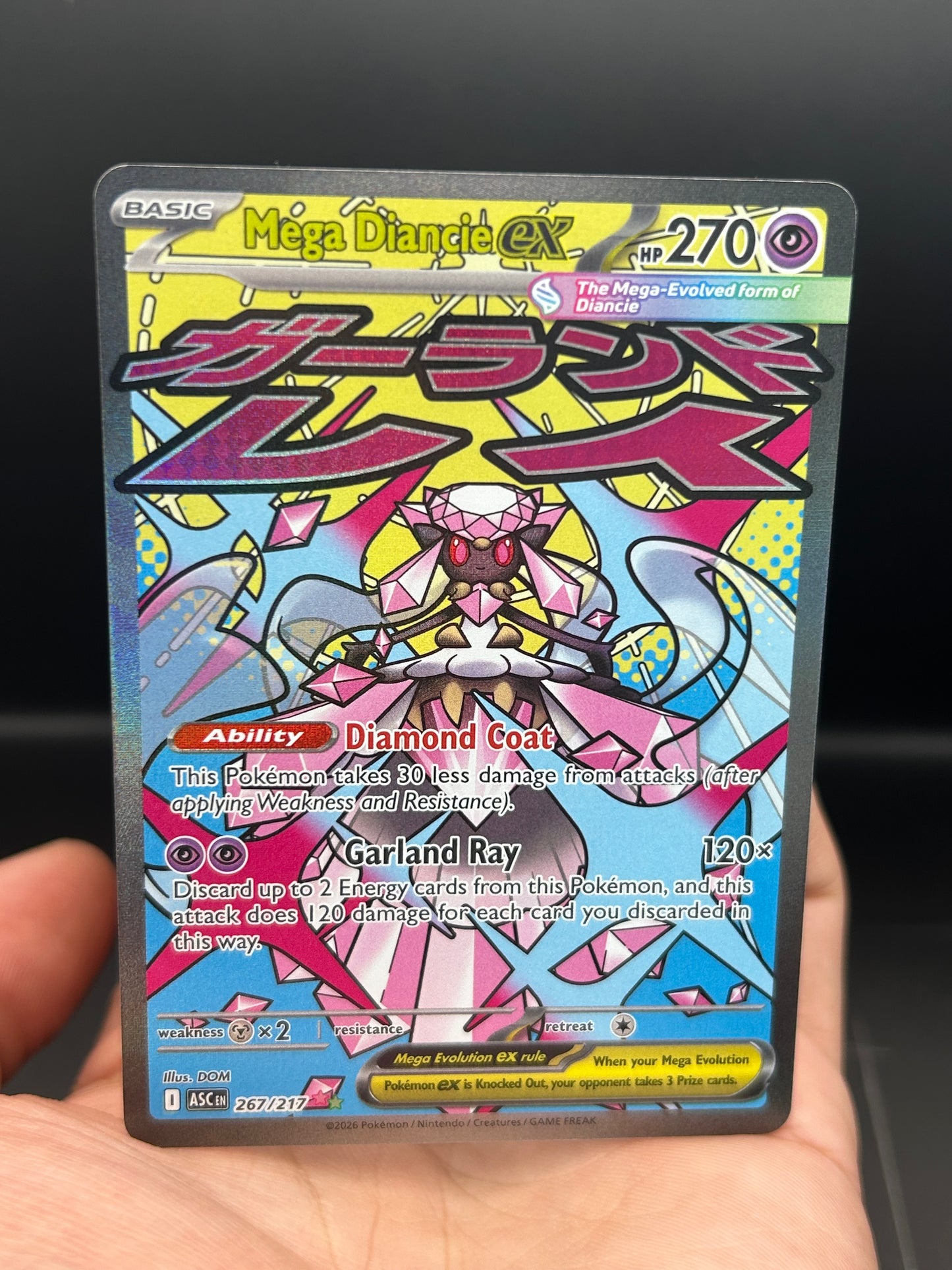 Mega Diancie ex 267/217 [NM]